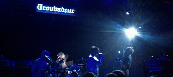 4eme concert privé :The Troubadour